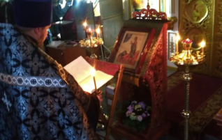 Стояние преподобной Марии Египетской