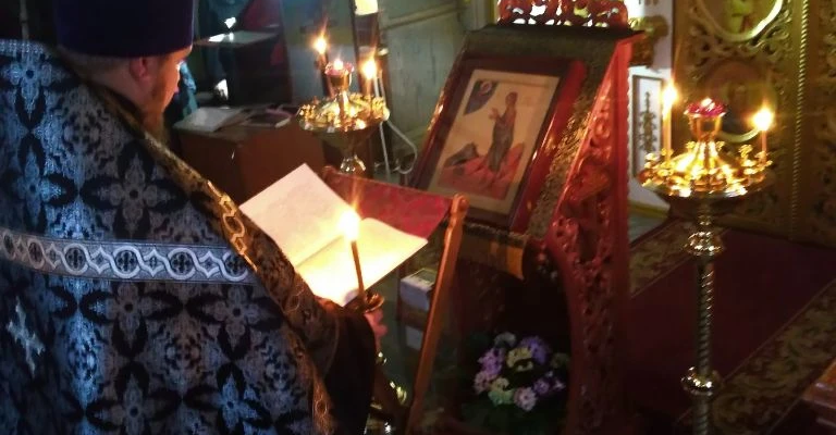 Стояние преподобной Марии Египетской